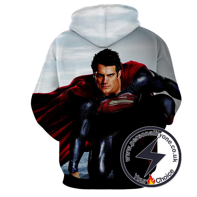 Man Of Steel - Superman Sweat Shirt - Superman Hoodies